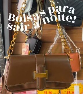 Bolsas de festa com alça de corrente